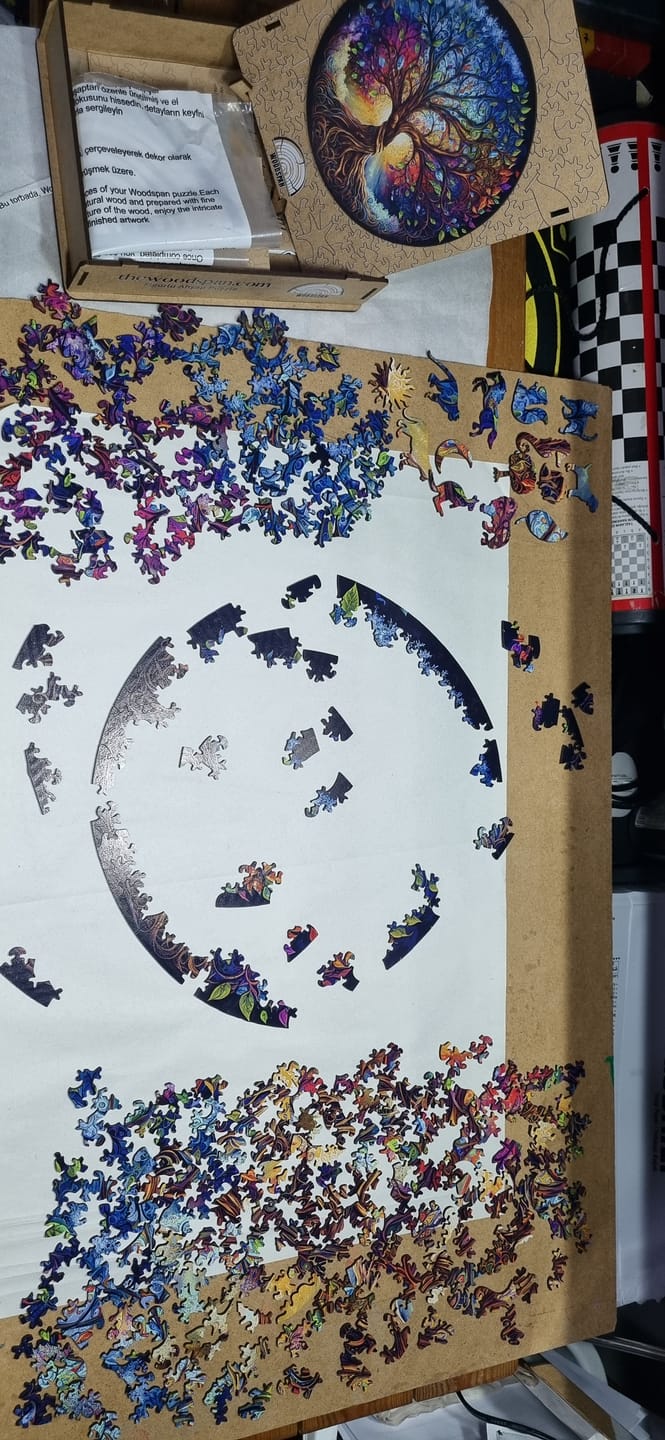 Customer photo review of Hayat Ağacı - Ahşap Puzzle