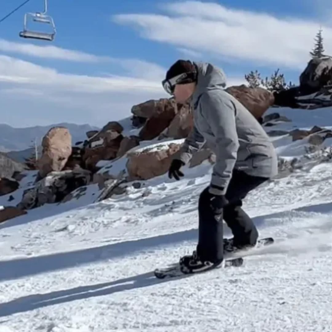 Customer photo review of Mini esquís SnowGo™