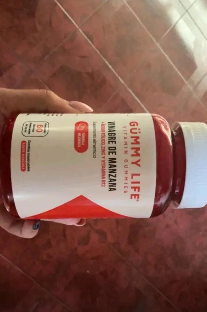 Customer photo review of GOMITAS DE VINAGRE DE MANZANA