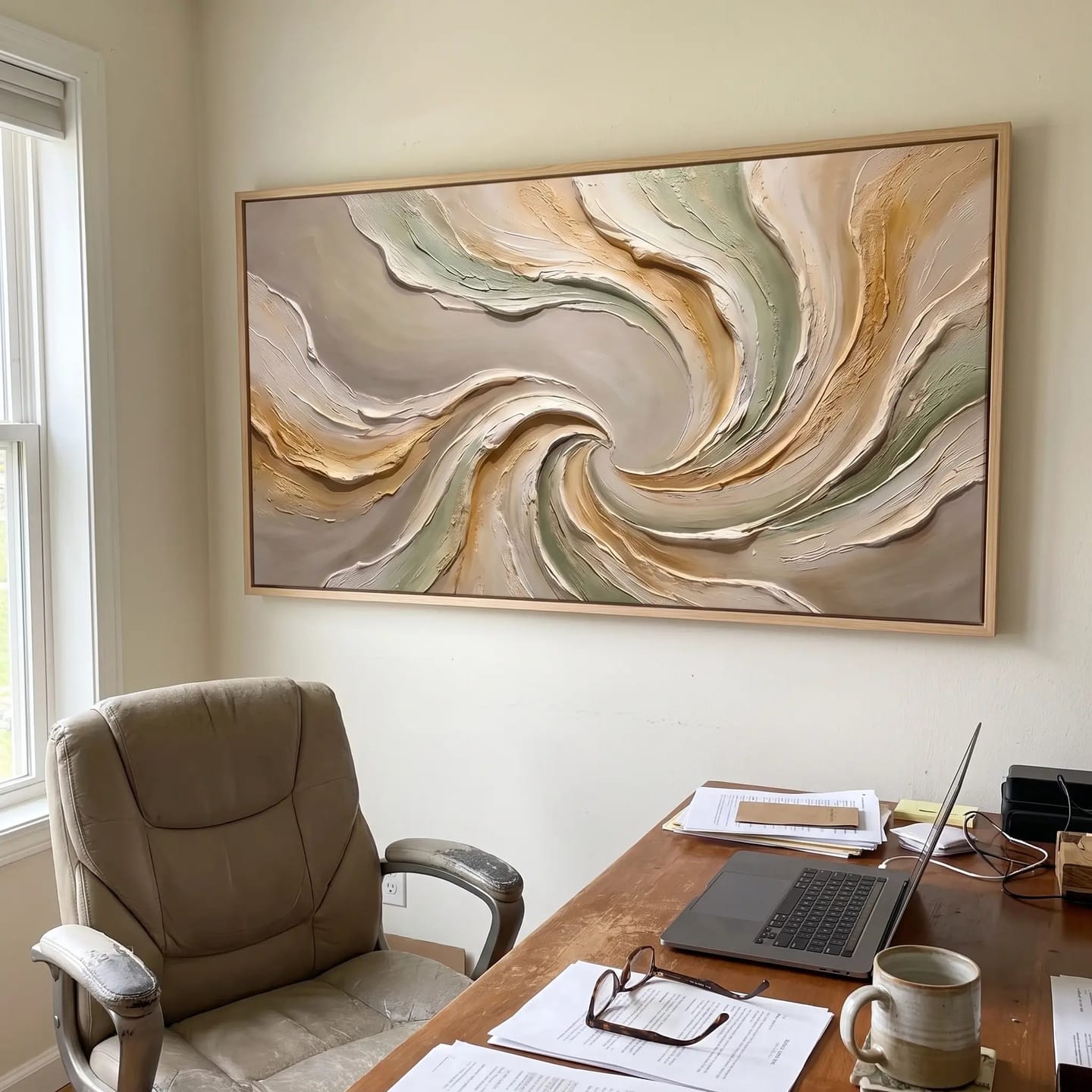 Customer photo review of Textured 3D Flowing Centered Motion #TE129
