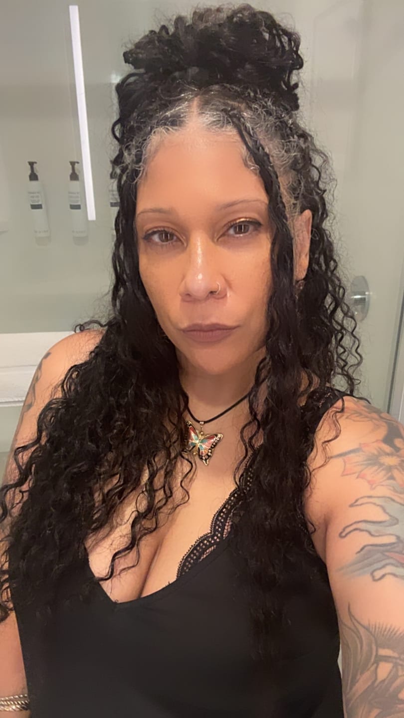 Customer photo review of Human Crochet Hair Deep Wave for Miracle Knots