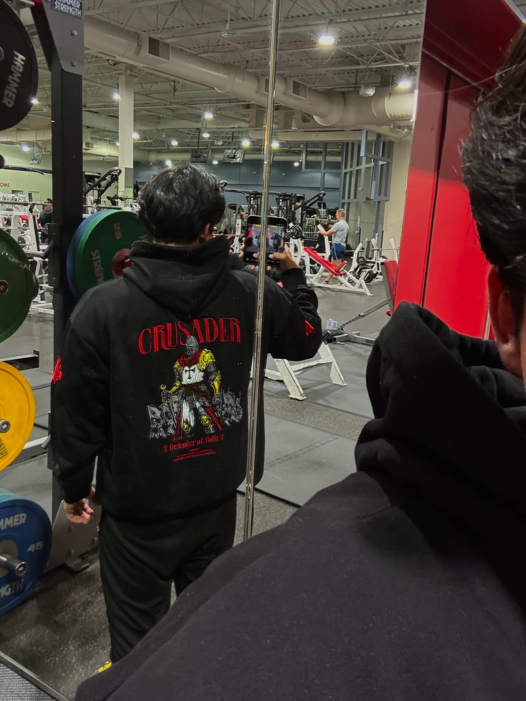 Customer photo review of Soldier Embroidery Hoodie