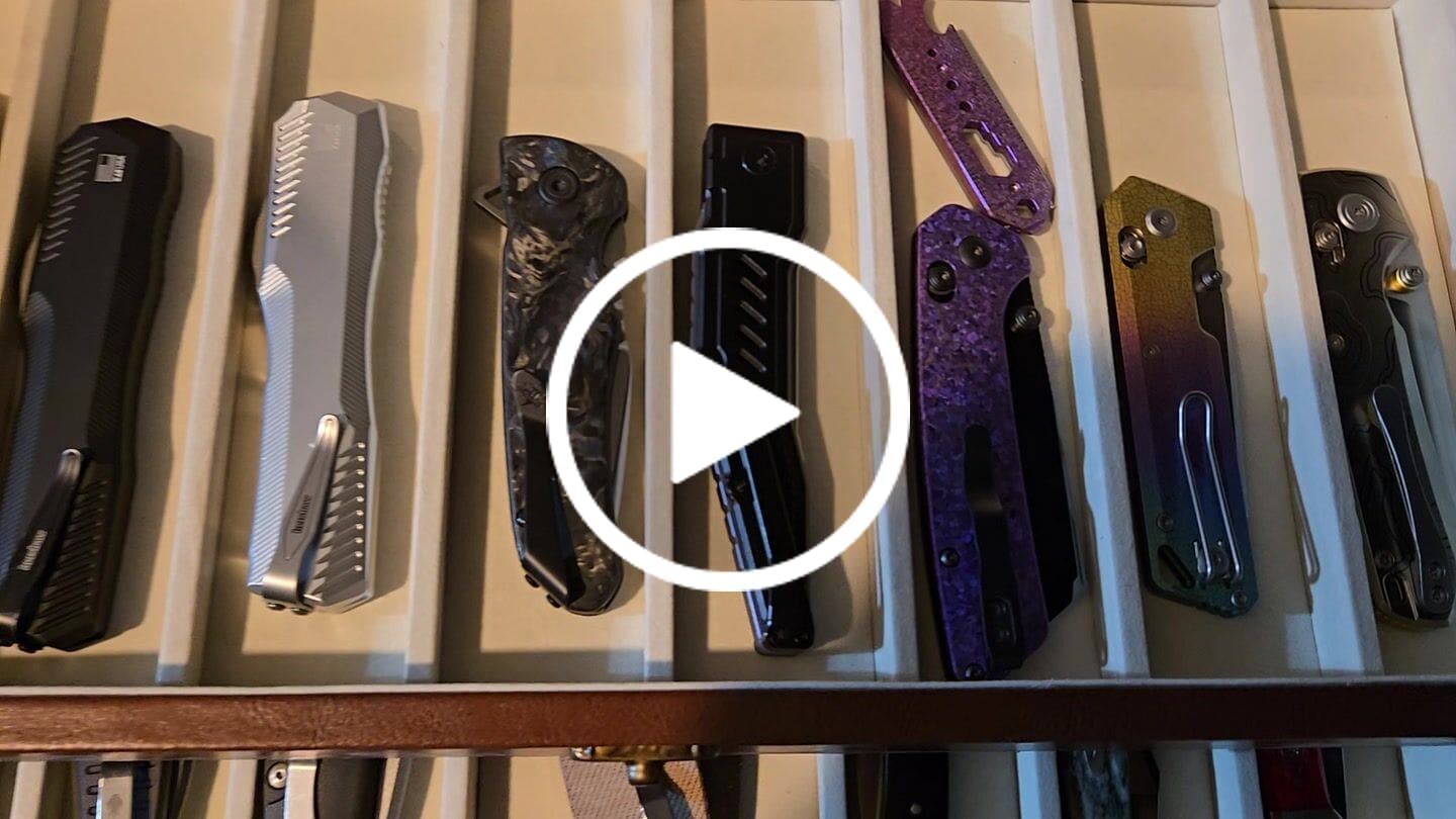 Customer video review of Kizer Madrac AirTi Purple Crystallized Titanium Super Mirror X-Polished DLC M390 | Blade District Exclusive
