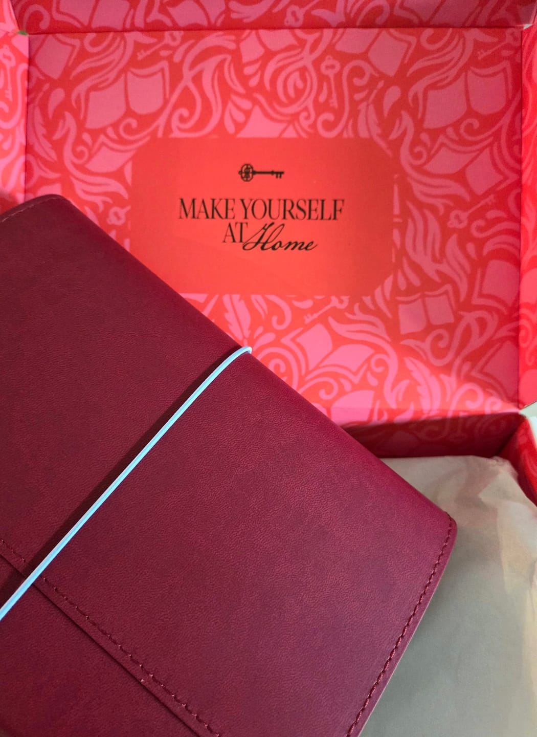 Customer photo review of Refillable Folio in Salty Plum