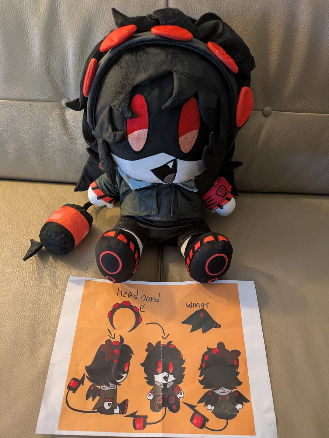 Customer photo review of Original Character (OC) Design Plush