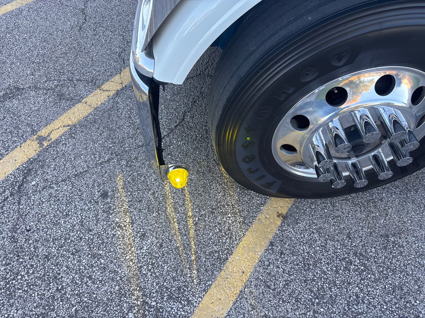 Customer photo review of Original Watermelon Real Glass Lens Replacement (choose color) for 3 1/2" lights