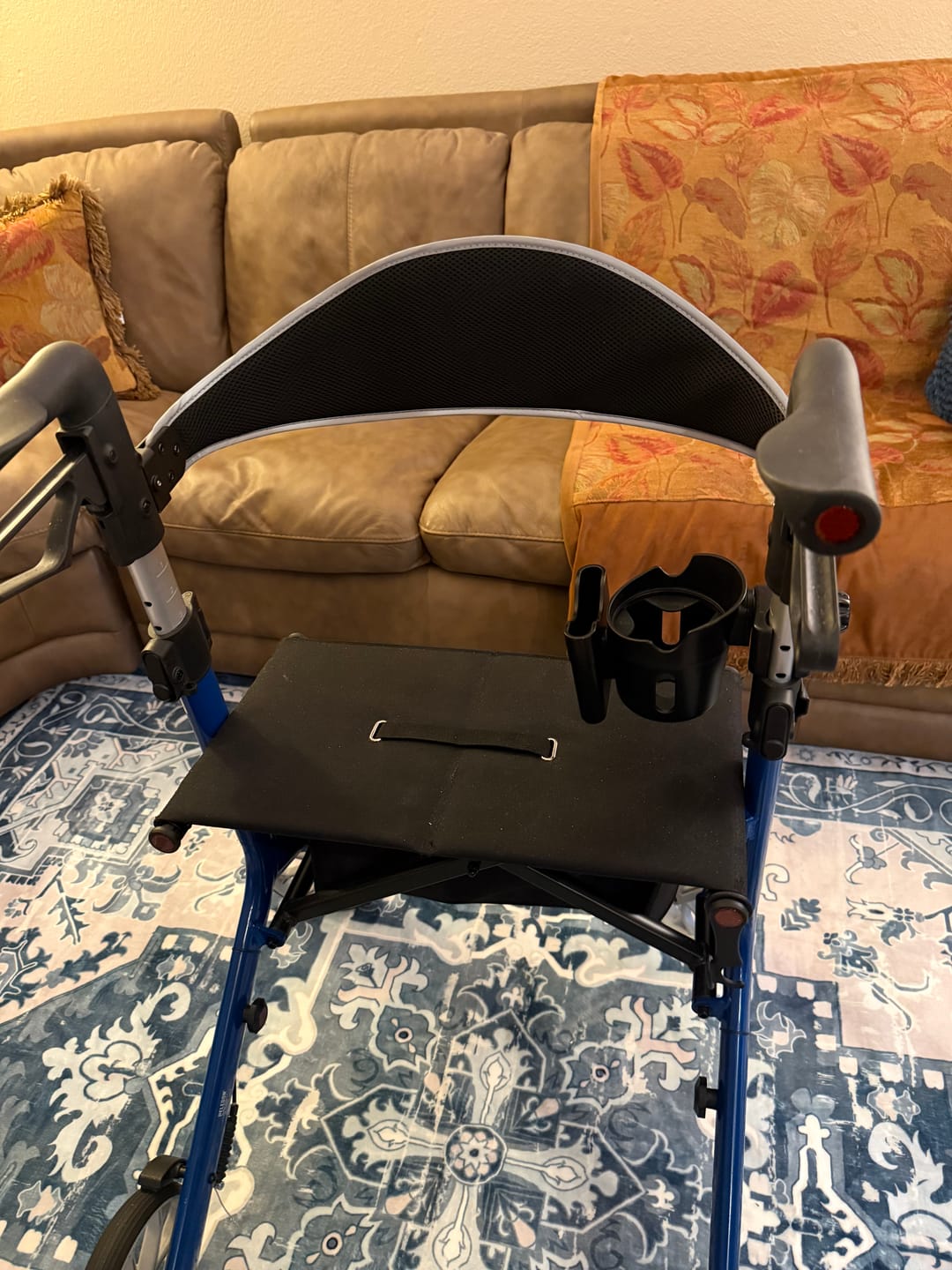 Customer photo review of Rollator Cup & Phone Holder