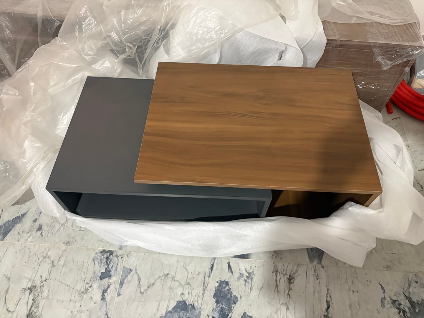 Customer photo review of ترابيزة قهوة 100×50سم - ALF51