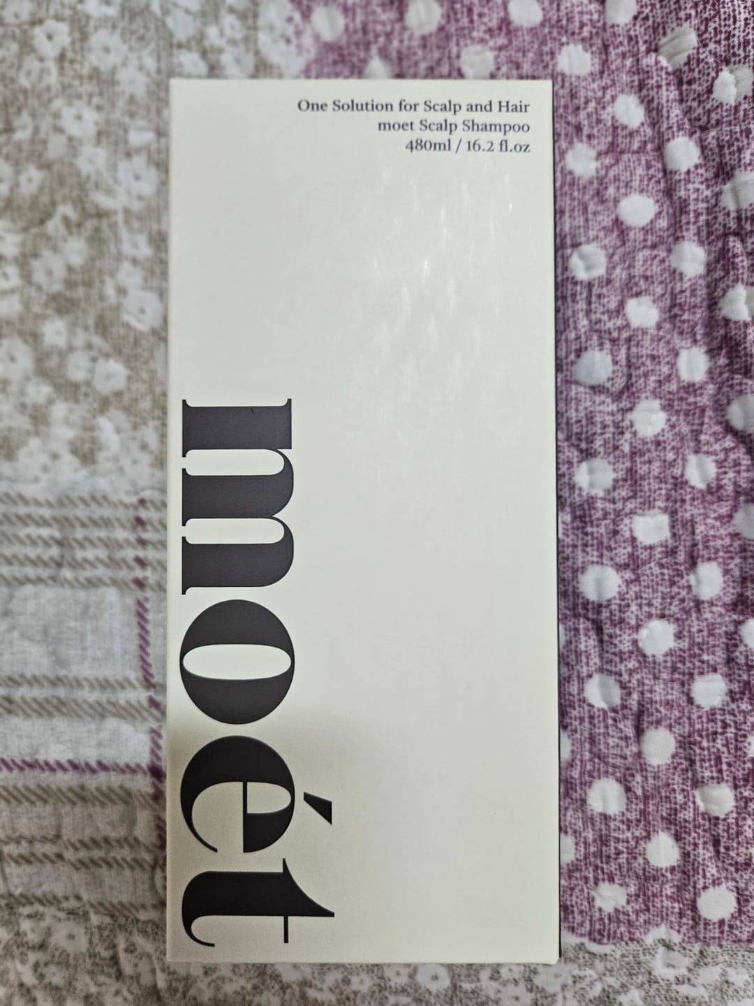 Customer photo review of moét Scalp Shampoo — Sulfate-Free Scalp Care 480ml