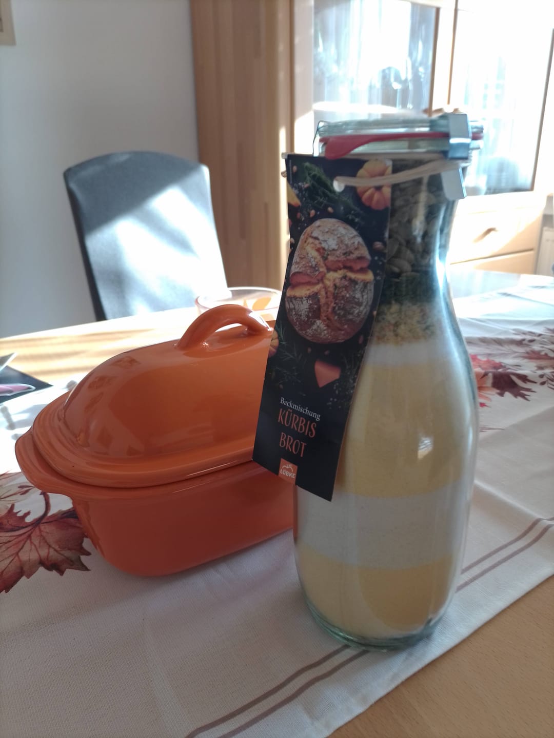 Customer photo review of Kürbisbrot Backmischung mit Kürbiskernen vom Hof
