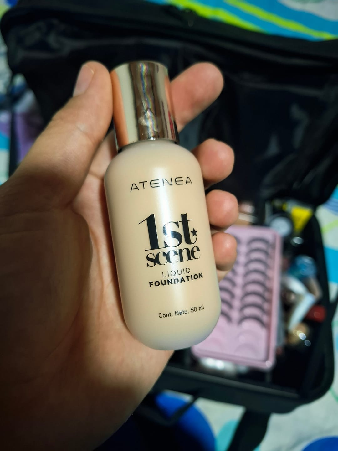 Customer photo review of BASE DE MAQUILLAJE LÍQUIDA 1ST SCENE
