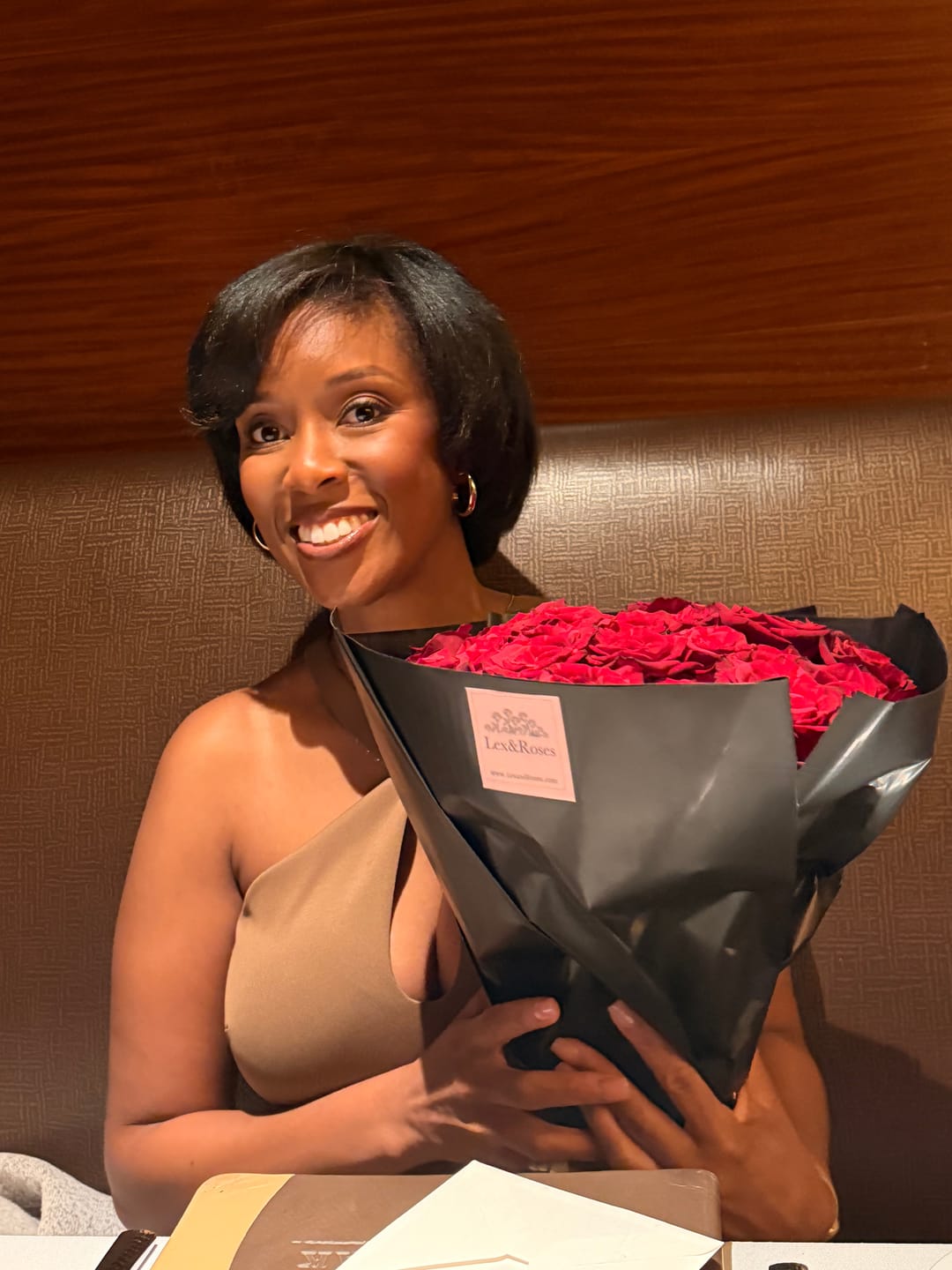 Customer photo review of Red Rose Bouquet