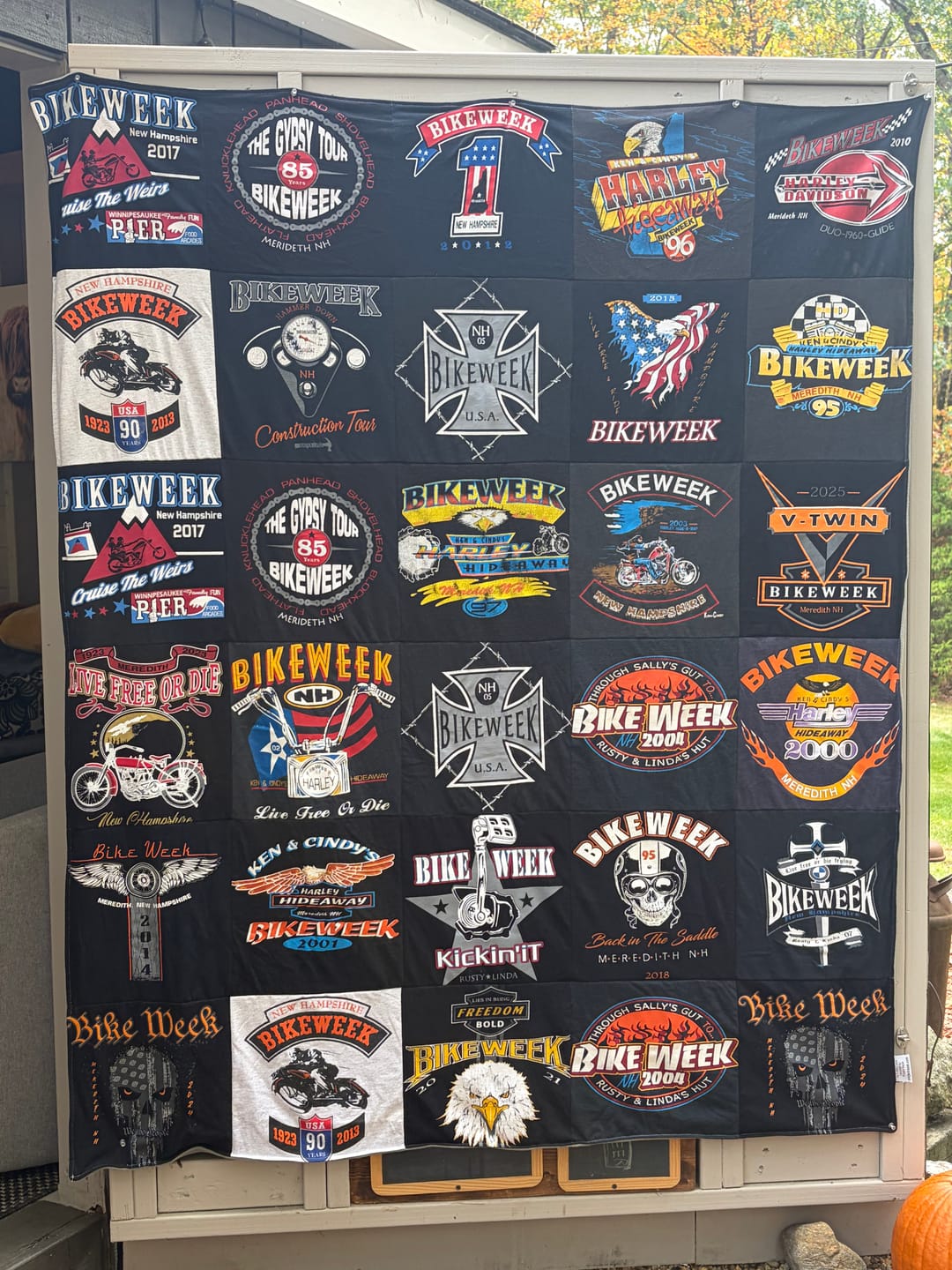 Customer photo review of Project Repat T-Shirt Quilt