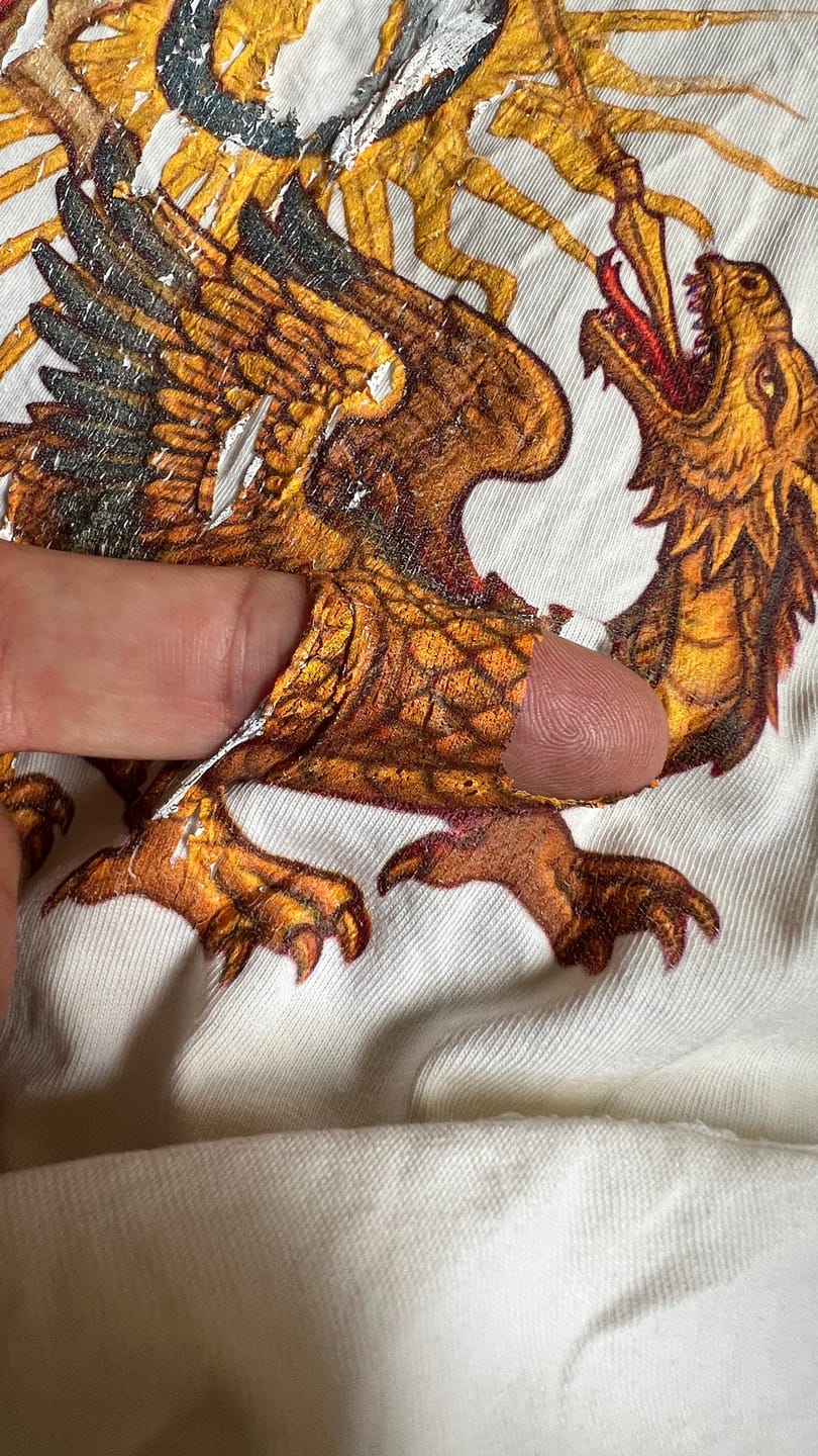 Customer photo review of SAINT GEORGE | Premium T-Shirt