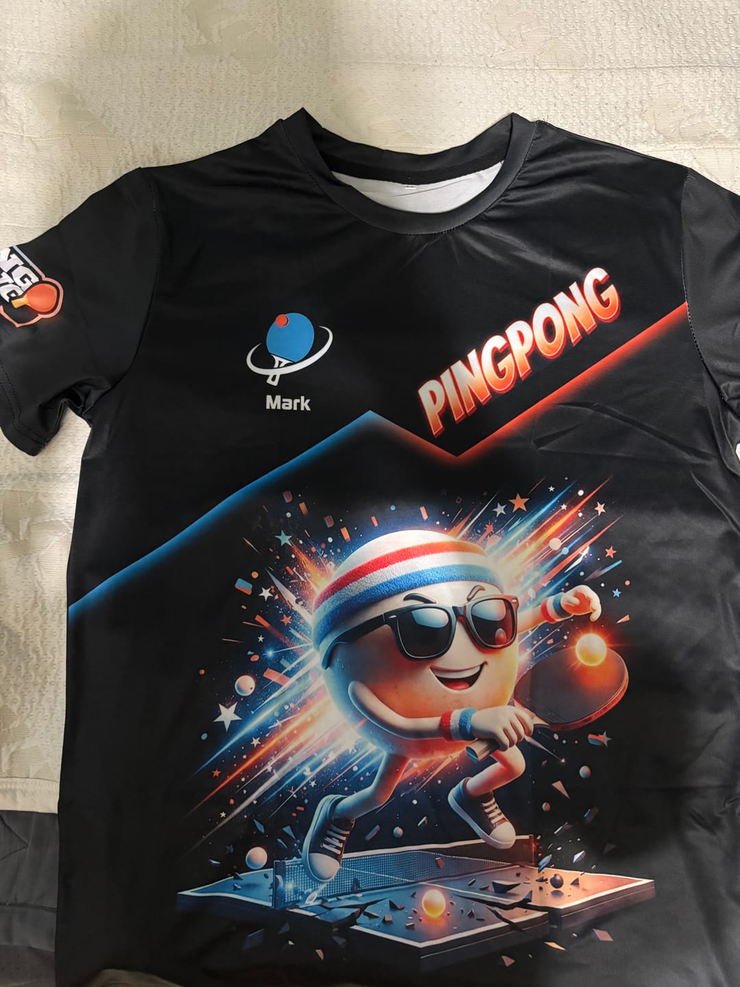 Customer photo review of Unisex Shirt - Custom Ping Pong Shirt