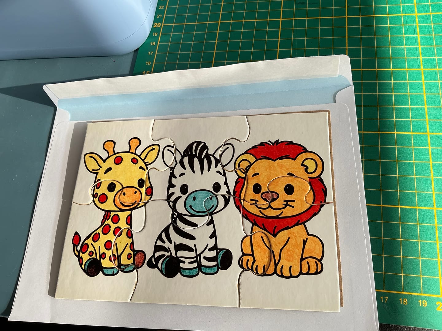 Customer photo review of Puzzel 17,7 x 12,6 cm 6 elementen Sublimatie
