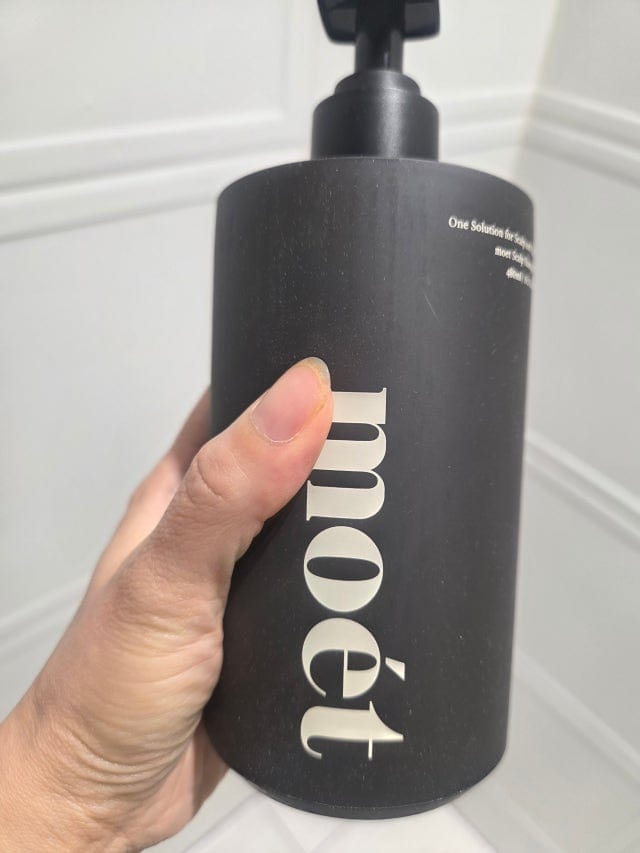 Customer photo review of moét Scalp Shampoo — Sulfate-Free Scalp Care 480ml