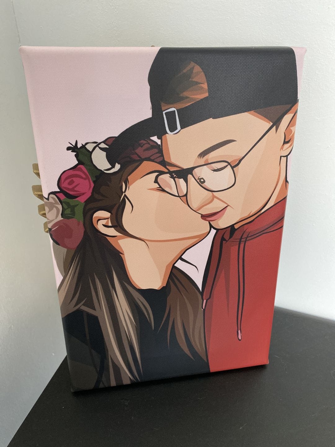 Customer photo review of Portrait Pop-Art (Sur Toile)