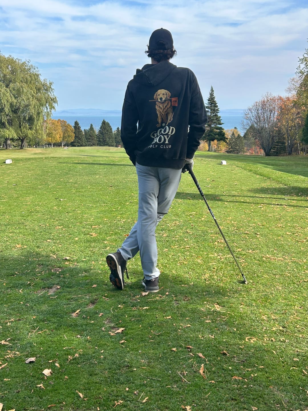 Customer photo review of Good Boy Golf Club Hoodie