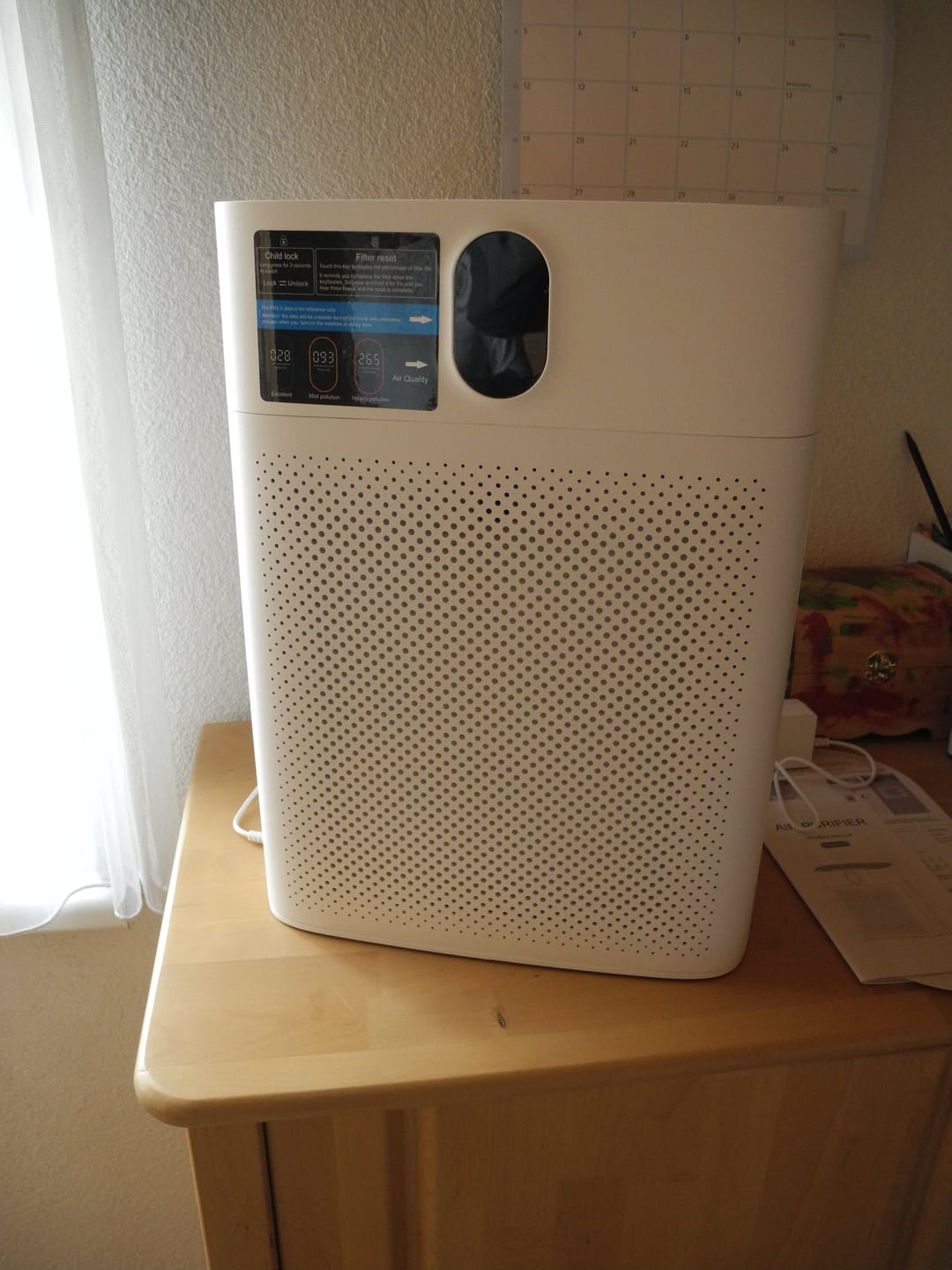 Customer photo review of Smart Luftreiniger V1 Pro — Leistungsstarke HEPA-Filterung mit PM2.5-Sensor, App- und Sprachsteuerung für saubere Raumluft