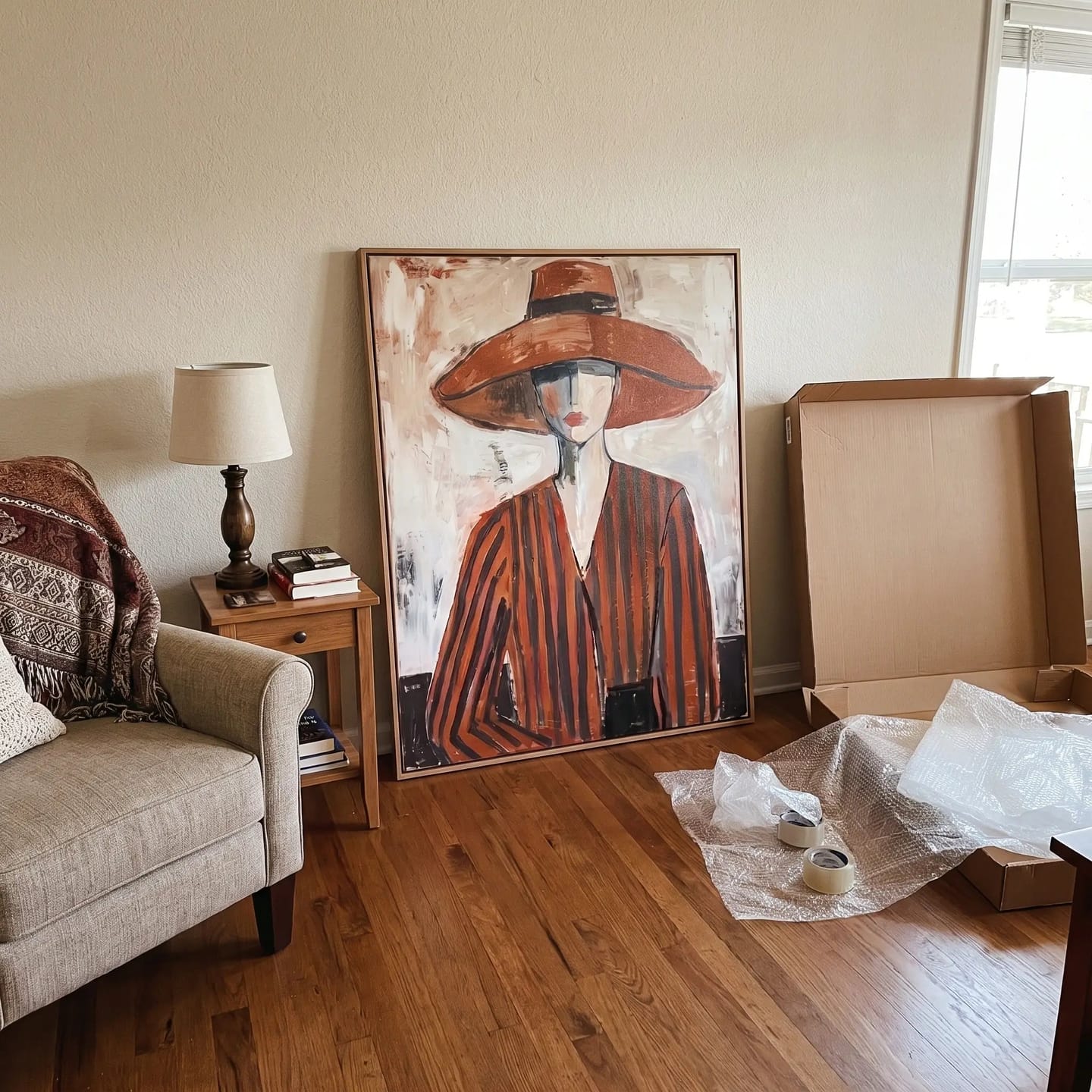 Customer photo review of Portrait Art Stillness Under Brim #PR313