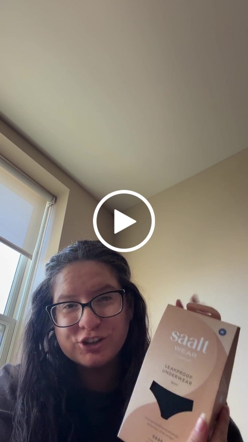 Customer video review of Leakproof Comfort Brief