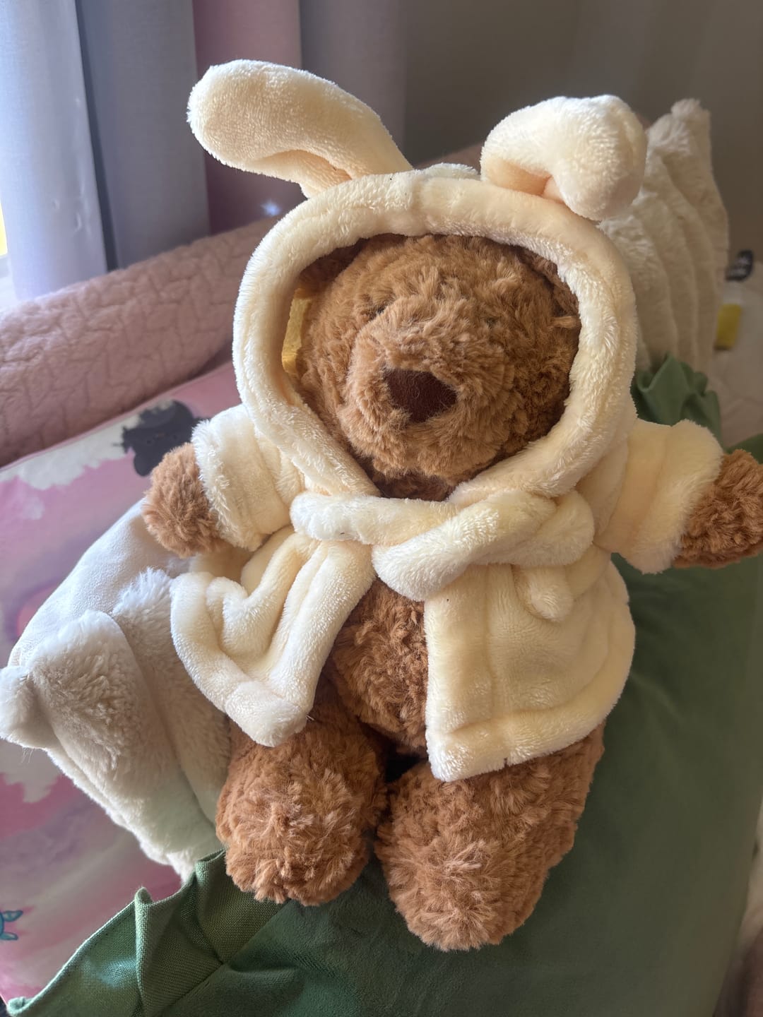Customer photo review of Brown Bear Bathrobe