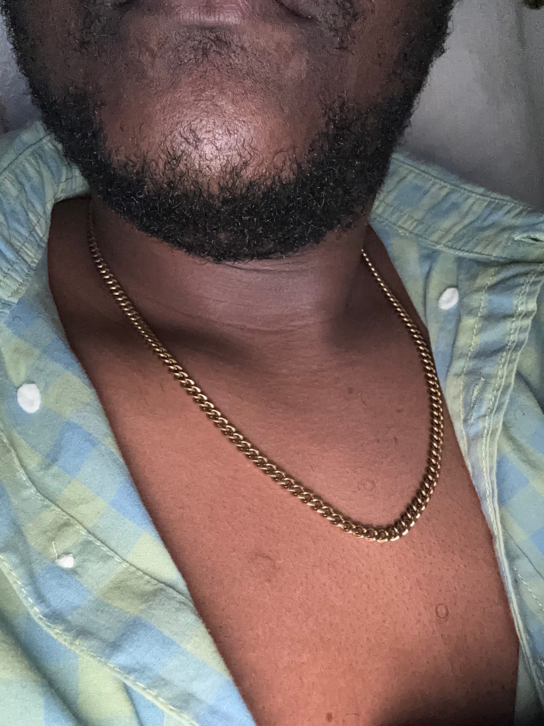 Customer photo review of Mens Miami Cuban Link Chain - 5mm