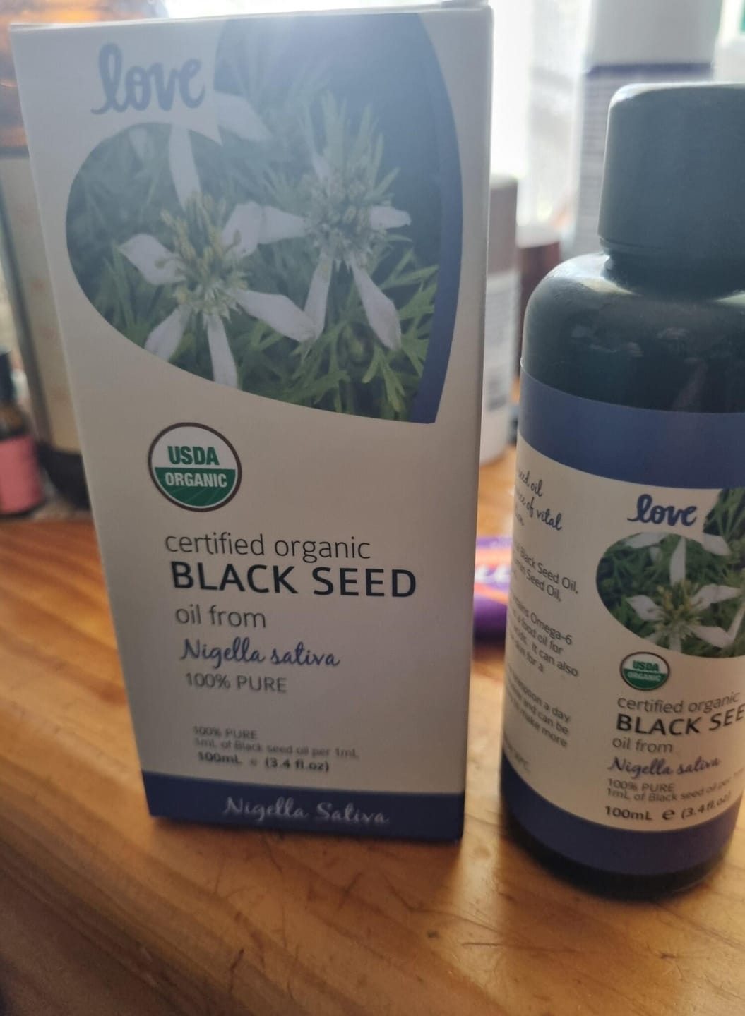 Customer photo review of Organic Black Seed Oil (100ml)