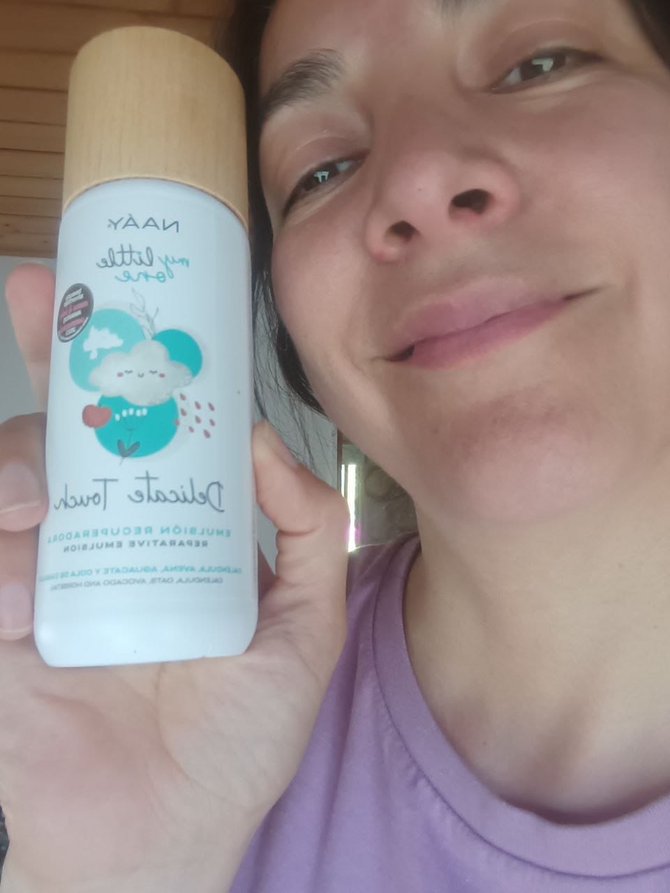 Customer photo review of Delicate Touch | Emulsión Recuperadora | Calmante |