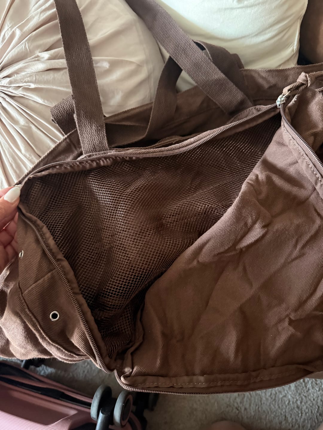 Customer photo review of Bolso Playero Antiarena