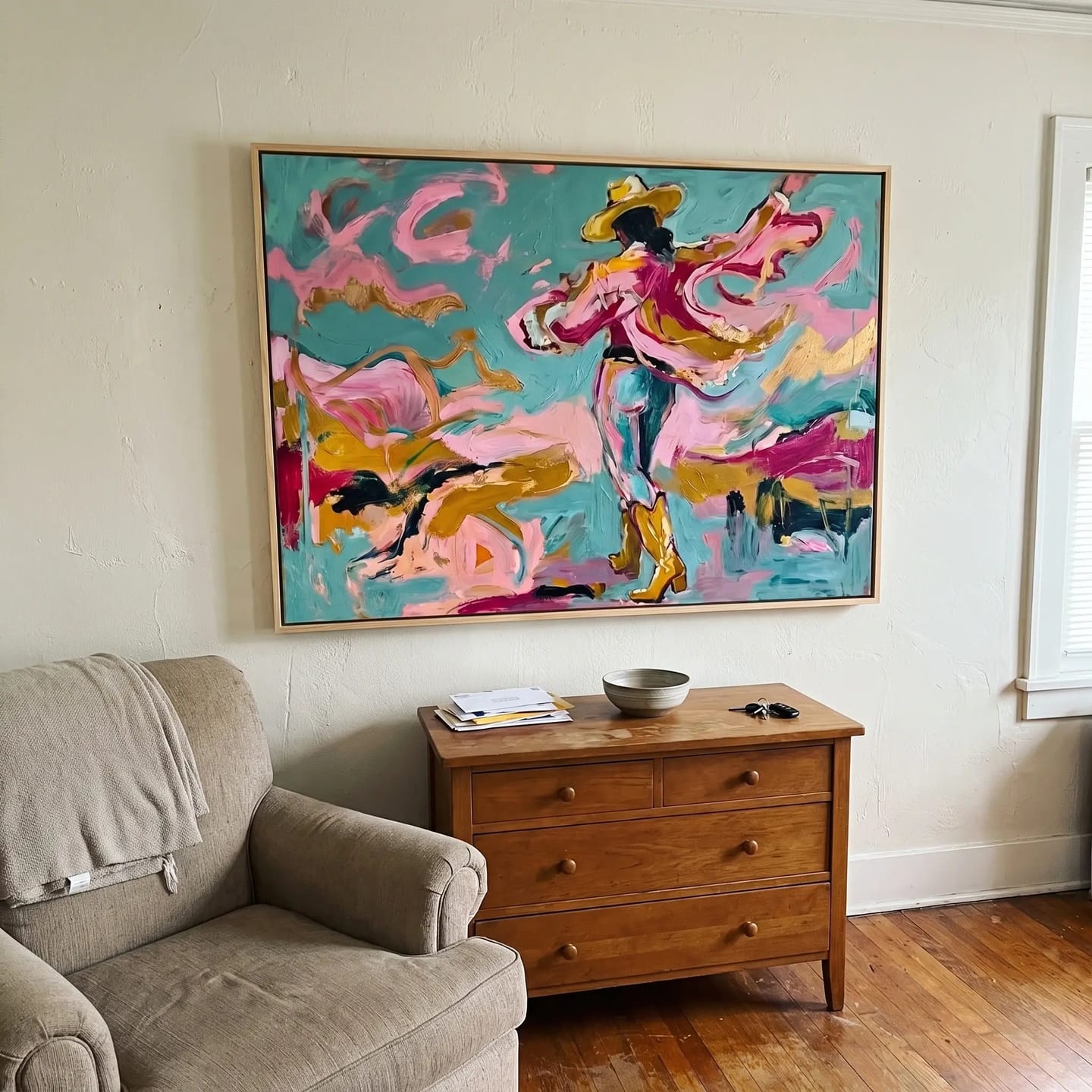 Customer photo review of Pop Art Dancing Ribbon Motion #PO053