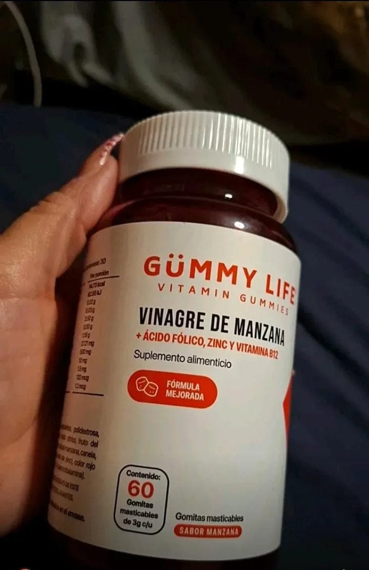 Customer photo review of GOMITAS DE VINAGRE DE MANZANA