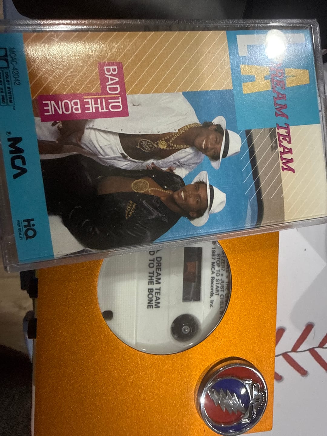 Customer photo review of L.A. Dream Team - Bad To The Bone Cassette Tape