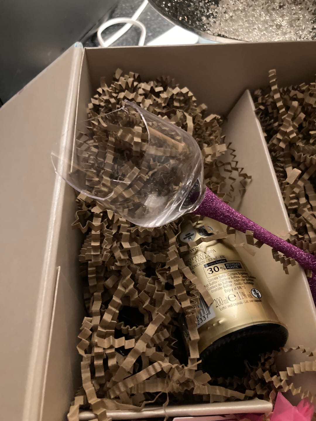 Customer photo review of Prosecco & Chambord Bellini Gift Set