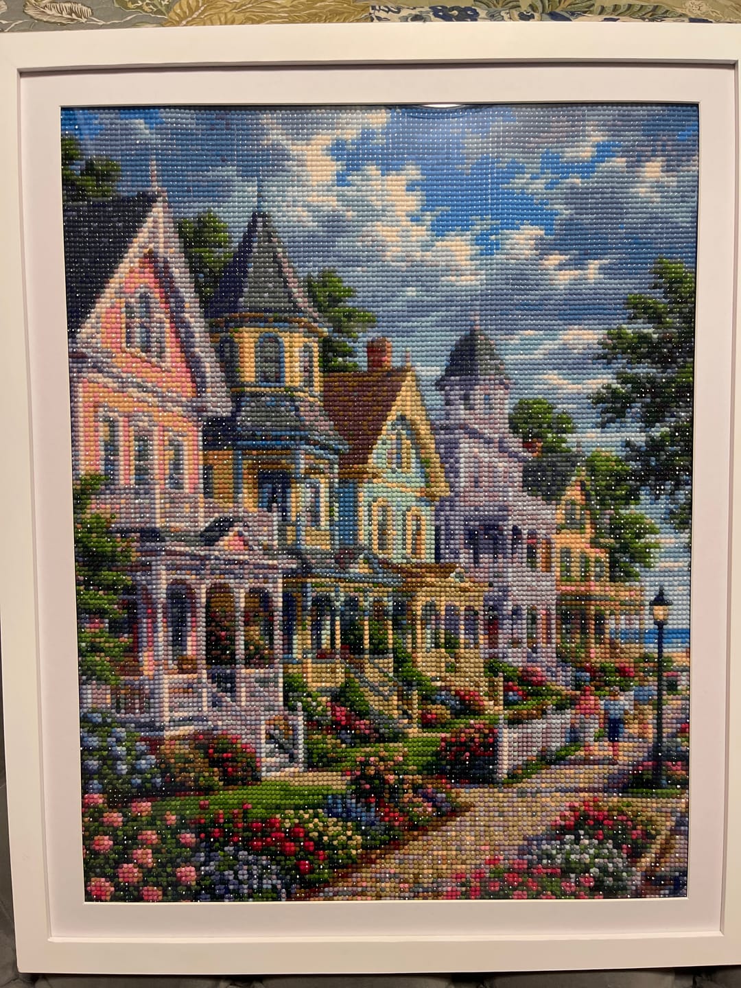 Customer photo review of Cape May Victorian (Diamond Painting)