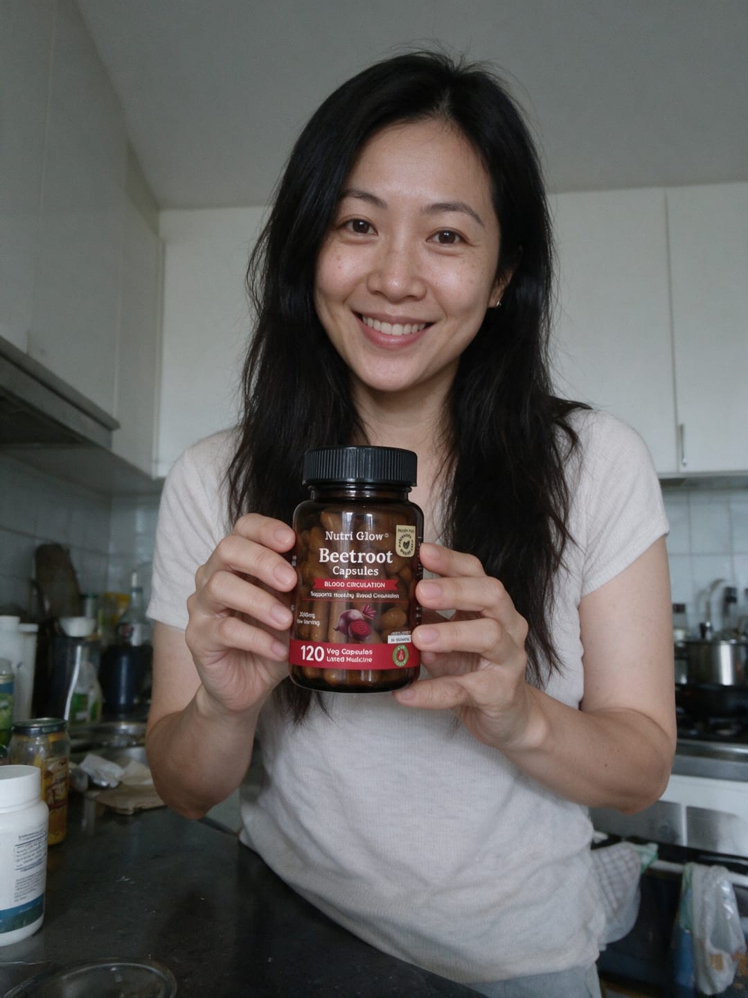 Customer photo review of Nutri Glow Beetroot 120 Capsules TGA Listed