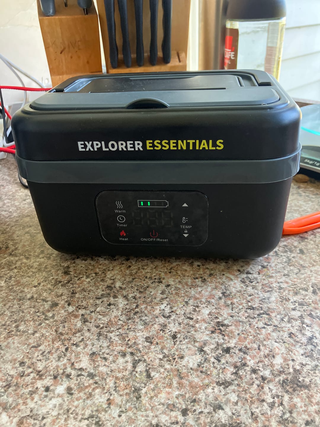 Customer photo review of Explorer Heating Lunchbox™ - Portable And Convenient