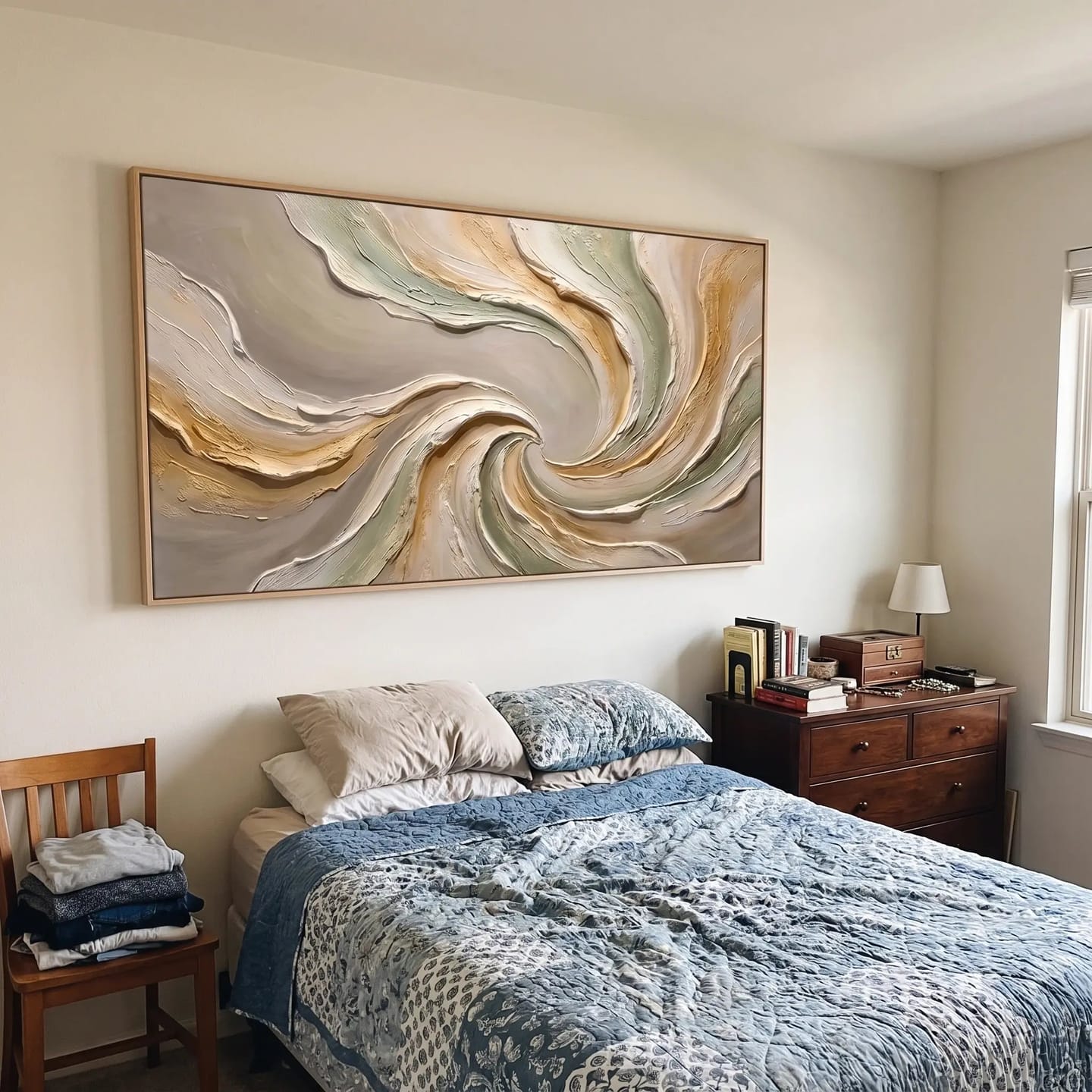 Customer photo review of Textured 3D Flowing Centered Motion #TE129