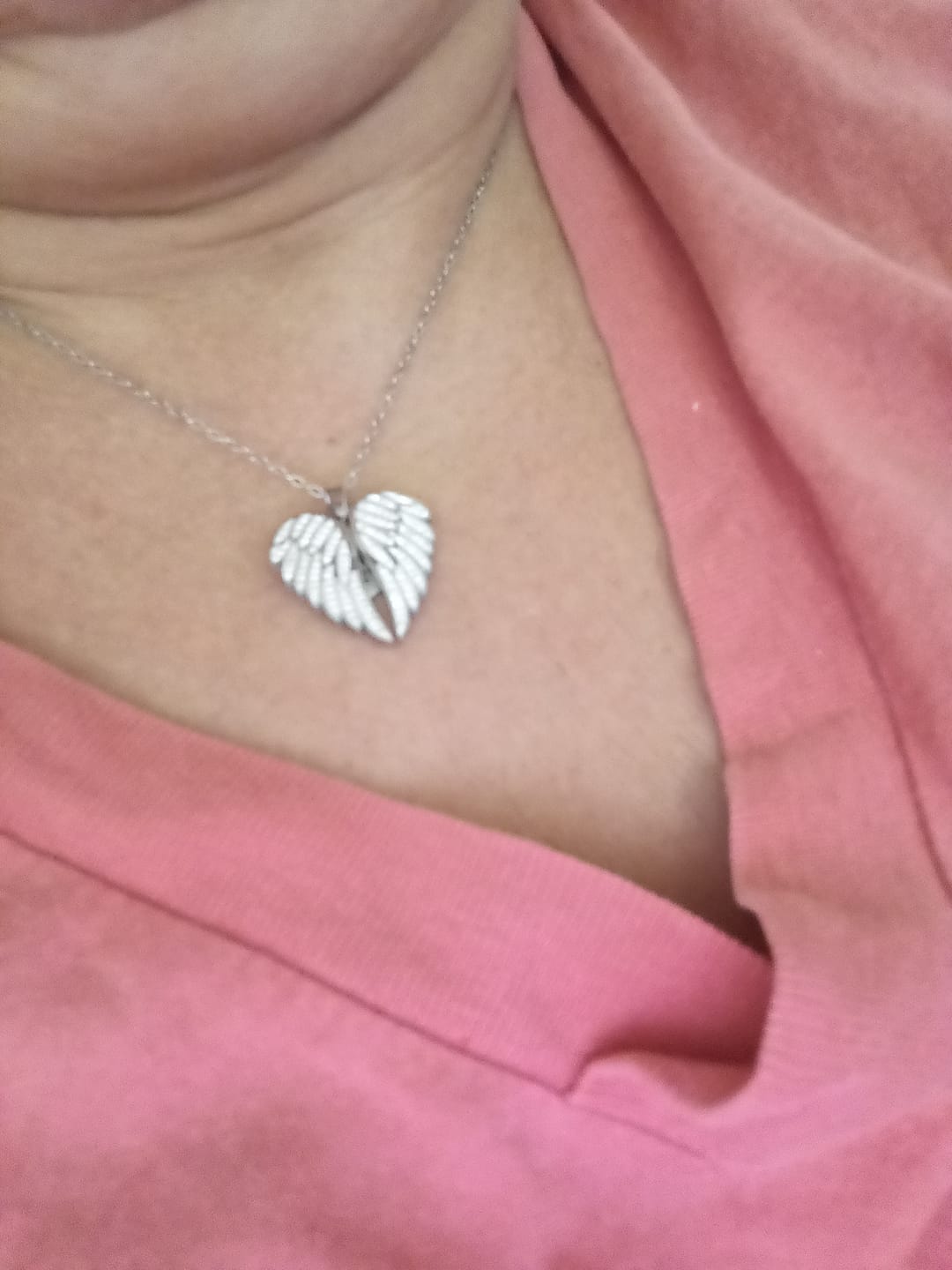 Customer photo review of Collana Angelo mio l'originale ✦ Incidi il nome del tuo Angelo