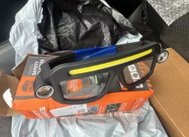 Customer photo review of BeamPro™ | Hands-Free LED Light Glasses