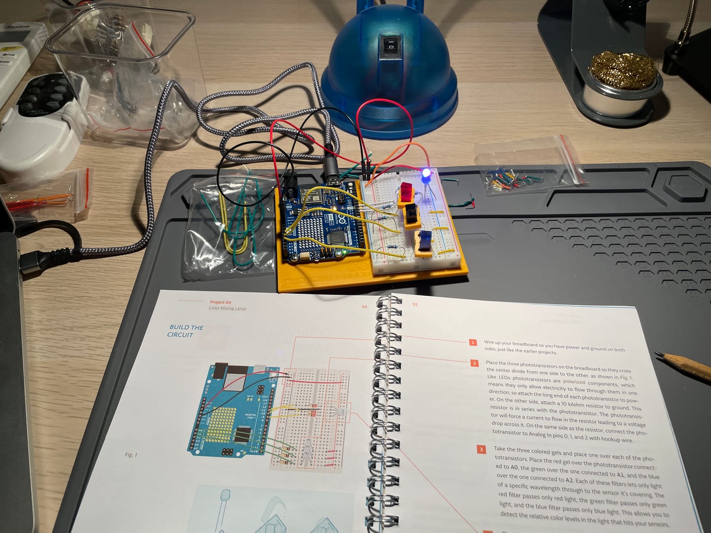 Customer photo review of Arduino Starter Kit R4