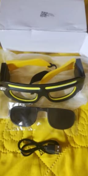 Customer photo review of BeamPro™ | Hands-Free LED Light Glasses