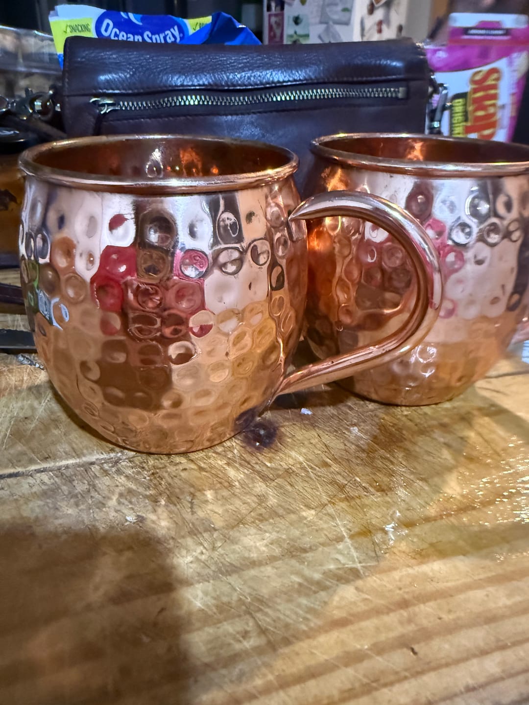 Customer photo review of Pure Copper Moscow Mule Mugs - Set of 2