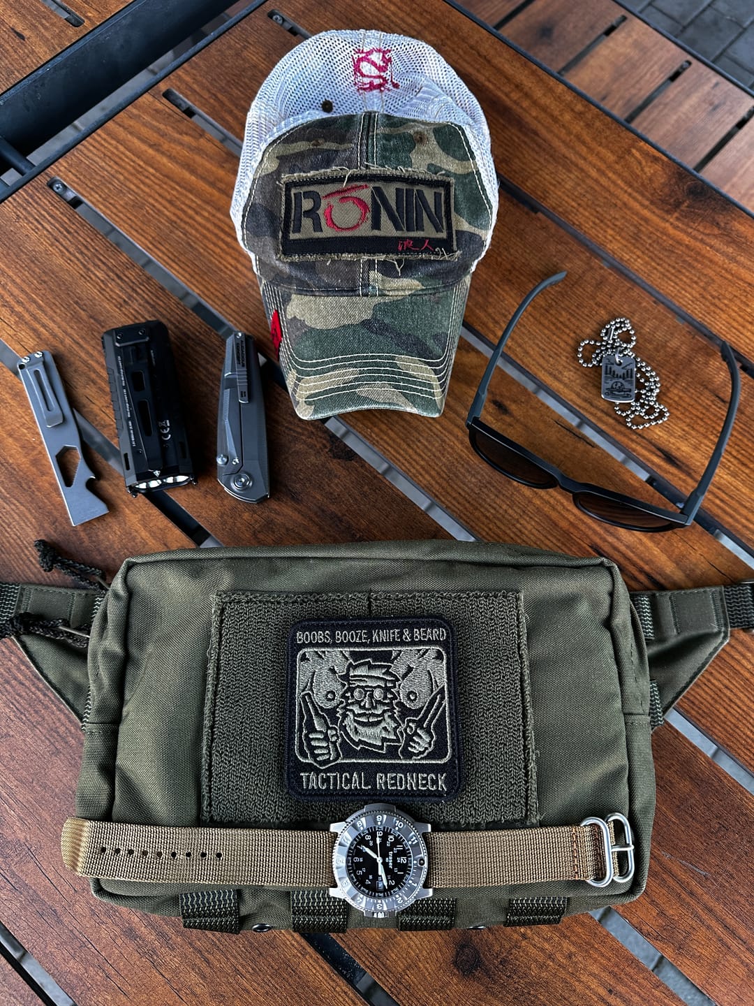 Customer photo review of Suur-kukkaro hip pack