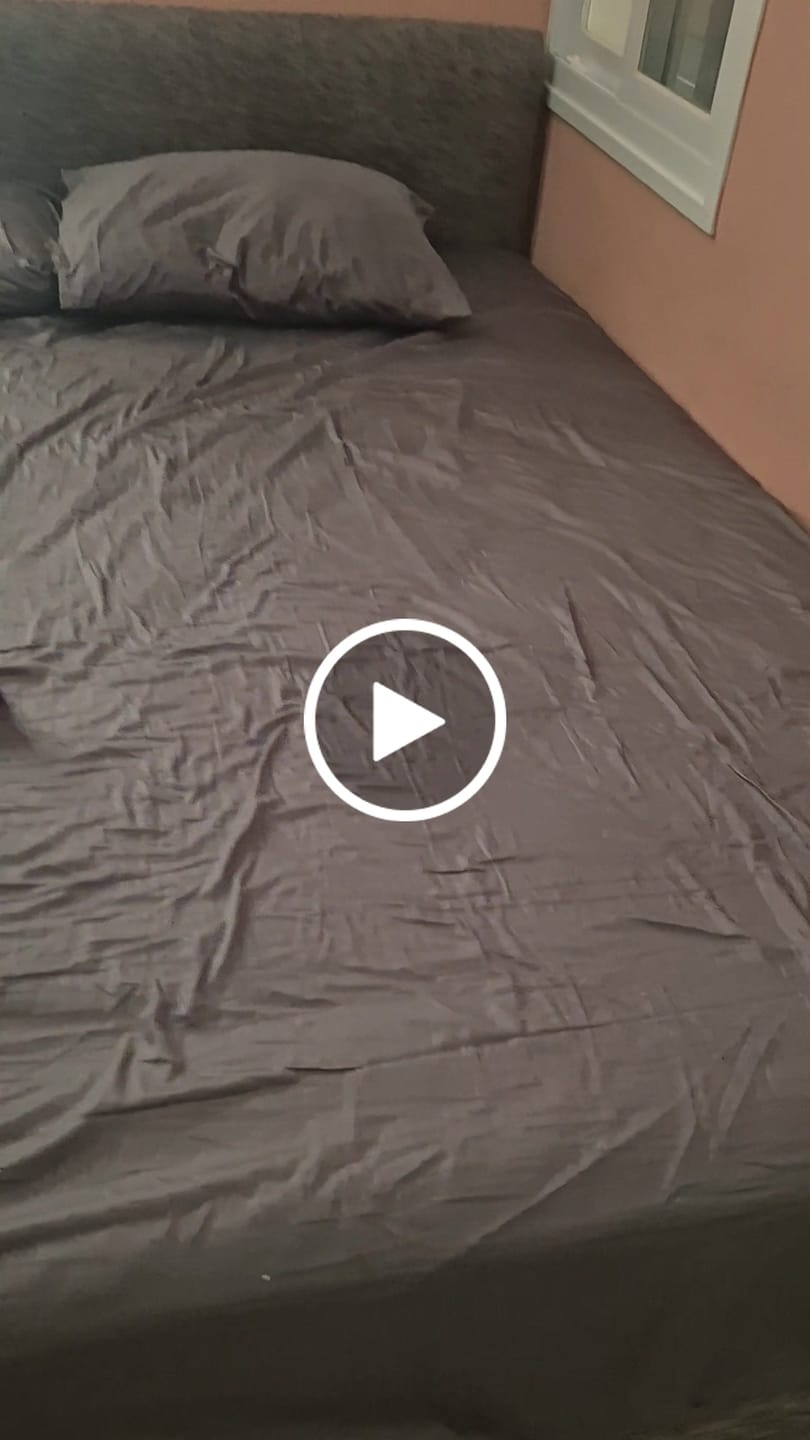 Customer video review of סדין פרימיום כותנה 300 - Dark Gray