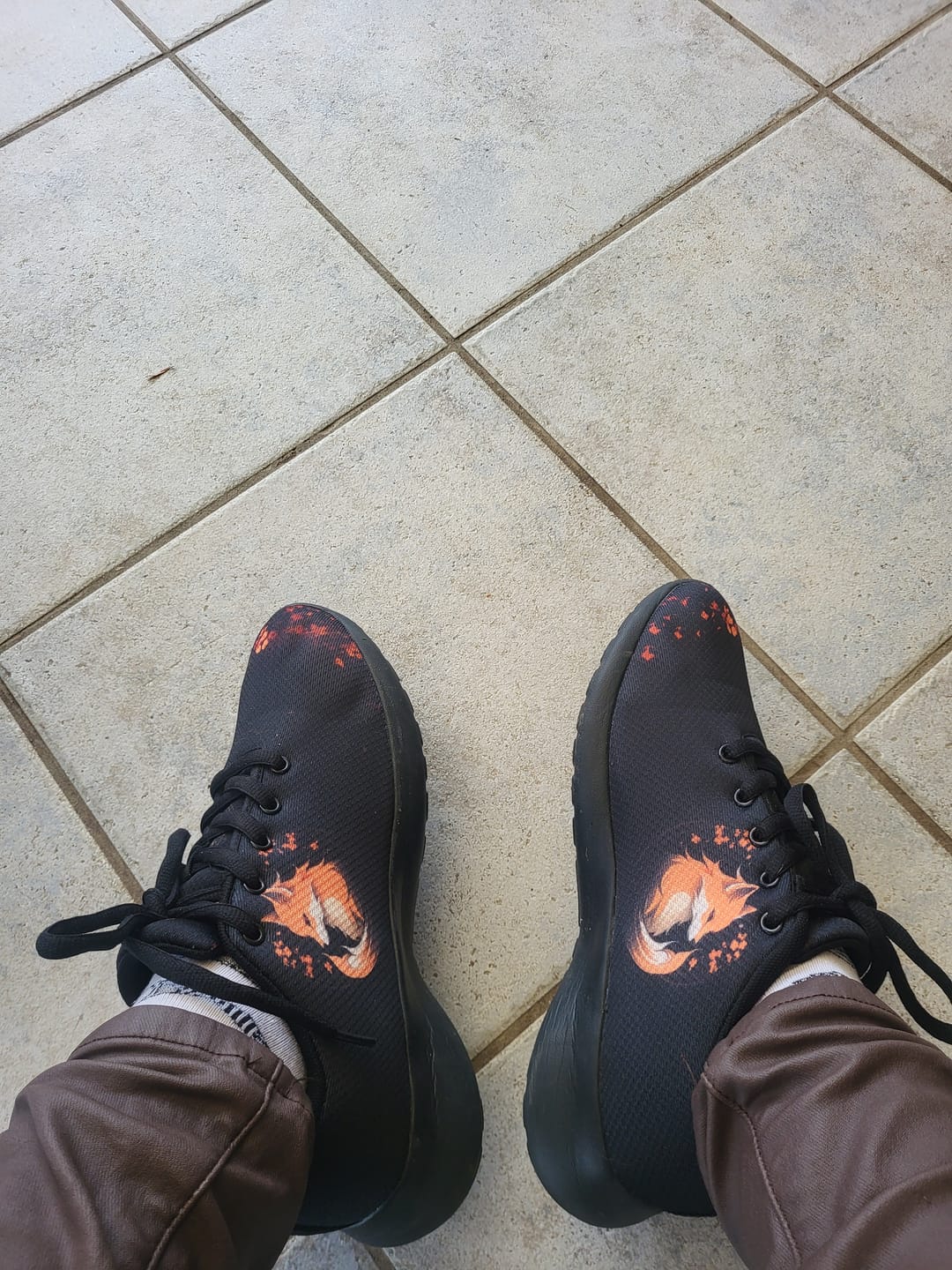 Customer photo review of Sneakers Kitsune