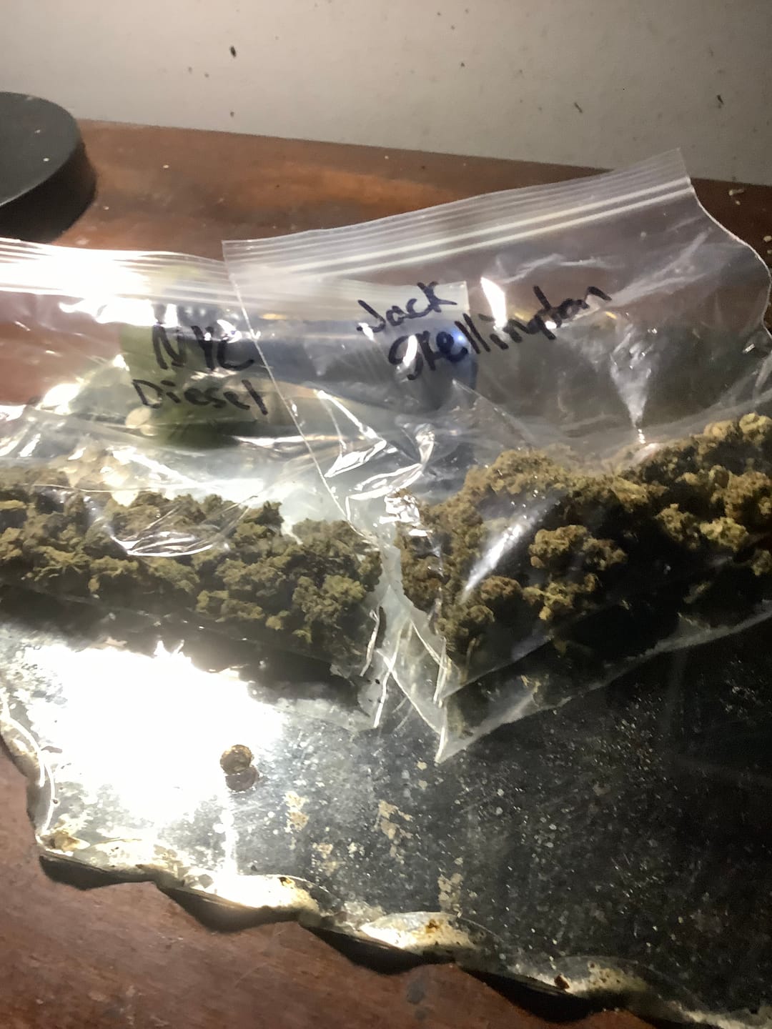 Customer photo review of Jack Skellington THCA Flower