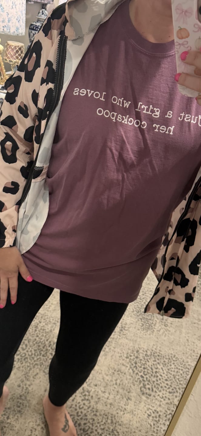 Customer photo review of Cockapoo Girl T-Shirt
