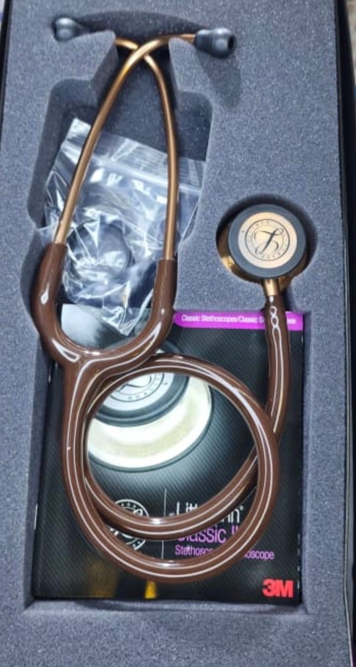 Customer photo review of Littmann Classic III Monitoring Stethoscope: Chocolate & Copper 5809